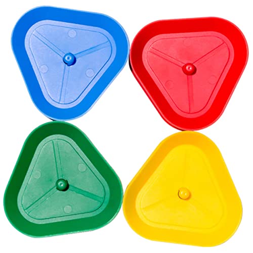 Toddmomy 4 Stück Dreieckige Kartenhalter für Erwachsene Stabile Spielkartenständer für Brettspiele und Kartenspiele Zubehör für Freihändiges und Kartensortierung von Toddmomy