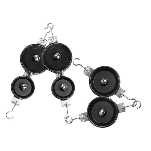 Toddmomy 4 Stück Flaschenzug Physik experimente Physiklabor Riemenscheibe Physikexperiment Riemenscheibe Riemenscheiben-Lehrmittel Eisen Black Toddmomy 4 Stück Flaschenzug Physik experimente Physiklabor Riemenscheibe Physikexperiment Riemenscheibe Riemenscheiben-Lehrmittel Eisen Black von Toddmomy