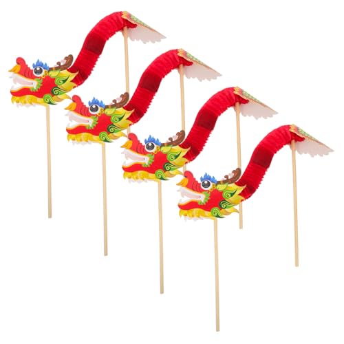 Toddmomy 4 Stück Großes Papier Drachen Teilig Handgehalten Chinesische Neujahrsdekoration Bastelmaterial für Party Deko für Frühlingsfest und Kulturelle Anlässe Toddmomy 4 Stück Großes Papier Drachen Teilig Handgehalten Chinesische Neujahrsdekoration Bastelmaterial für Party Deko für Frühlingsfest und Kulturelle Anlässe von Toddmomy