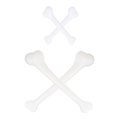 Toddmomy 4 Stück Halloween Skelett Requisiten Realistische Plastikknochen für Halloween Dekoration Spukhaus und Mottopartys Hochwertige und Langlebige Knochenmodelle von Toddmomy