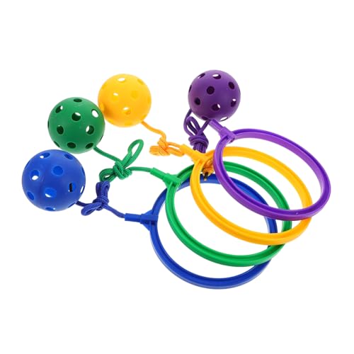 Toddmomy 4 Stück Hüpfball Koordination Kreatives Springseil Übungsspiel Aktives Spielspielzeug Hüpfbälle Für Erwachsene Trainingsring Spaß Interaktiv Teenager Kunststoff Toddmomy 4 Stück Hüpfball Koordination Kreatives Springseil Übungsspiel Aktives Spielspielzeug Hüpfbälle Für Erwachsene Trainingsring Spaß Interaktiv Teenager Kunststoff von Toddmomy