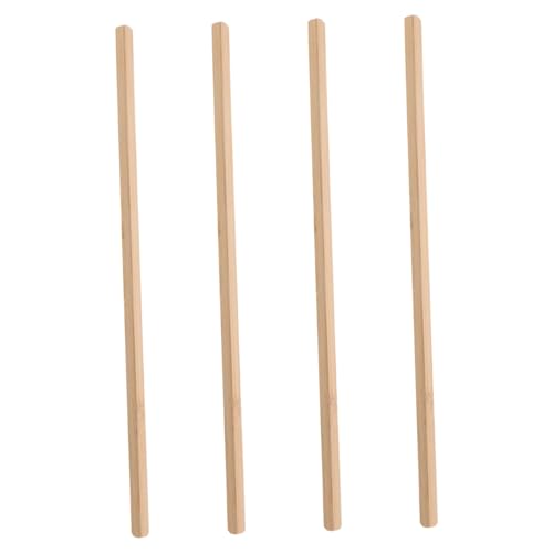 Toddmomy 4 Stück Lange Mahjong-stäbe, Tragbare Mahjong-Schieber Aus Natürlichem Bambus, Brettspiel-fliesenschieber, Holzbrett-Werkzeuge Für Alle Fliesenspiele, 42 cm von Toddmomy