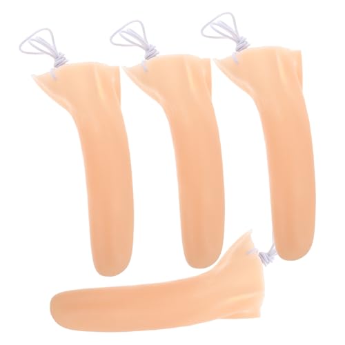 Toddmomy 4 Stück Lange Nasenspielzeug WHO falsche Nase Party Nase Halloween-Kostüm Cosplay für falsche Hexennase Lange Hexennase, gefälschte Hexen-Requisiten Vinyl Beige Toddmomy 4 Stück Lange Nasenspielzeug WHO falsche Nase Party Nase Halloween-Kostüm Cosplay für falsche Hexennase Lange Hexennase, gefälschte Hexen-Requisiten Vinyl Beige von Toddmomy