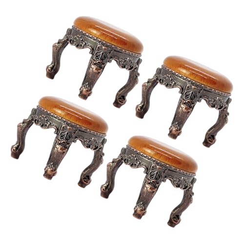Toddmomy 4 Stück Maßstab Detailgetreues Design Platzsparend Realistische Mini Deko für Puppenzimmer und Miniaturwelten von Toddmomy