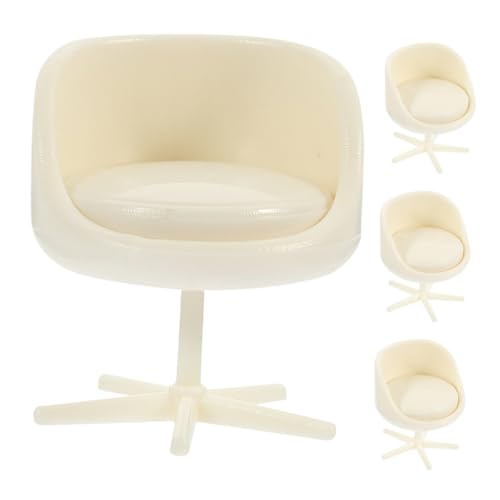 Toddmomy 4 Stück Maßstab Kunststoff Mini Möbel Modell für Puppenhaus Architektur Sandtisch Dekoration Langlebig Verschleißfest Vielseitig Einsetzbar von Toddmomy