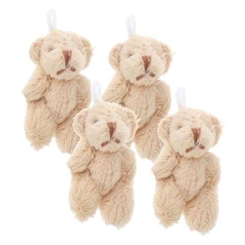 Toddmomy 4 Stück Mini Plüschbär Anhänger Süße Kuscheltier Deko für Puppenhaus Taschen und Schlüsselanhänger Cartoon Bär aus Hochwertigem Material für und DIY Projekte Toddmomy 4 Stück Mini Plüschbär Anhänger Süße Kuscheltier Deko für Puppenhaus Taschen und Schlüsselanhänger Cartoon Bär aus Hochwertigem Material für und DIY Projekte von Toddmomy