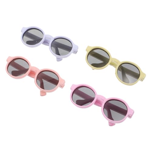 Toddmomy 4 Stück Mini Puppen Sonnenbrillen Leichte Kunststoff Miniaturbrillen für Puppen Realistische Accessoires für Puppenhaus Kinderspiel und Verkleidung Toddmomy 4 Stück Mini Puppen Sonnenbrillen Leichte Kunststoff Miniaturbrillen für Puppen Realistische Accessoires für Puppenhaus Kinderspiel und Verkleidung von Toddmomy