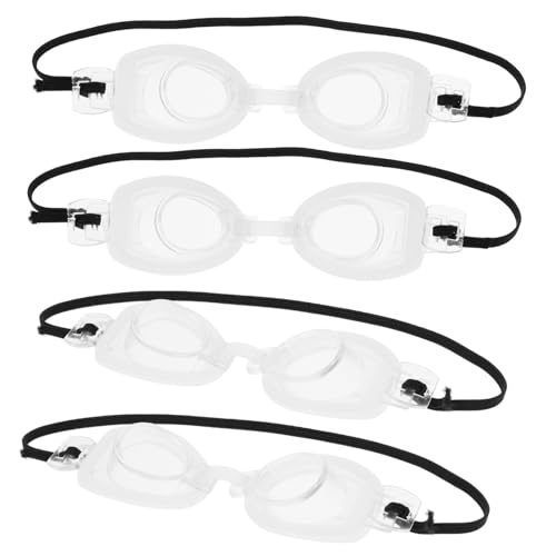 Toddmomy 4 Stück Mini Schwimmbrille für Puppen Teiliges Stilvolle und Tragbare Accessoires für Kreative Fotoaufnahmen und Verkleidung Langlebige und Praktische Spielzeugbrille für zu von Toddmomy