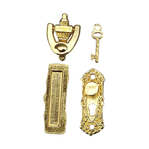 Toddmomy 4 Stück Mini-möbel Türtürteile Miniatur-Hardware Ziert Miniatur-türteile Miniatur-türbeschläge Winziges Hardware- Miniaturmöbel Zinklegierung Golden Toddmomy 4 Stück Mini-möbel Türtürteile Miniatur-Hardware Ziert Miniatur-türteile Miniatur-türbeschläge Winziges Hardware- Miniaturmöbel Zinklegierung Golden von Toddmomy