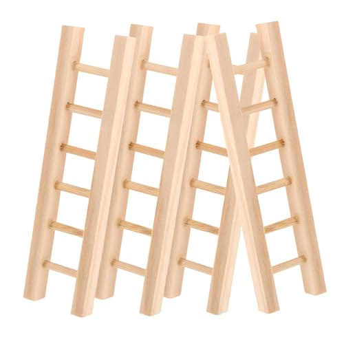 Toddmomy 4 Stück Miniatur Holzleitern für Puppenhaus DIY Bastelzubehör Naturfarbene Mini für Landschaftsdekoration Kreative Mikro Szenen und Foto Requisiten Toddmomy 4 Stück Miniatur Holzleitern für Puppenhaus DIY Bastelzubehör Naturfarbene Mini für Landschaftsdekoration Kreative Mikro Szenen und Foto Requisiten von Toddmomy