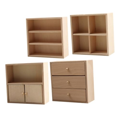 Toddmomy 4 Stück Miniatur Puppenhausmöbel Selbstgemacht Holzschrank Realistische Kleiner Möbel für Puppenhaus Miniatur Bücherregal Puppenhaus Zubehör Toddmomy 4 Stück Miniatur Puppenhausmöbel Selbstgemacht Holzschrank Realistische Kleiner Möbel für Puppenhaus Miniatur Bücherregal Puppenhaus Zubehör von Toddmomy