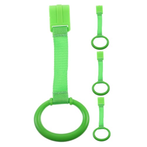 Toddmomy 4 Stück Pull Up Ringe für Laufgitter und Babybetten Unterstützt Stehen und Sicherheitsringe für Kleinkinder Anwendung für Verschiedene Möbel von Toddmomy