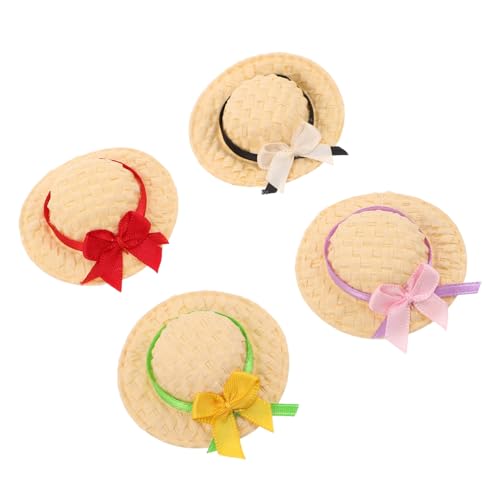 Toddmomy 4 Stück Puppendeko Mütze Winzige Gewebte Mützen Miniatur Puppenmütze Miniatur Webmützen Zum Basteln Puppenmütze Puppenminiaturmütze Winzige Mütze Bastelmützen von Toddmomy