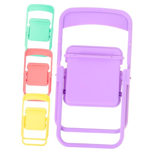 Toddmomy 4 Stück Puppenhausstuhl Modell Babypuppe Miniaturstühle Für Puppenhaus Mini Puppenhauszubehör Puppenhausstuhl Mini Puppenhauszubehör Möbel Für Puppenhaus Kunststoff von Toddmomy