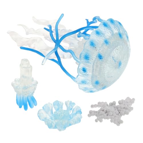 Toddmomy 4stücke Teiliges Wasserqualle Figuren Lernspielzeug Darstellung Lebenszyklus Von Meeresbewohnern Dekoration Für Aquarien Und Kinderzimmer von Toddmomy