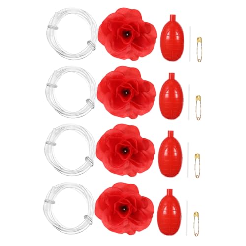Toddmomy 4 Stück Rote Wasser Spritzende Rosen Lustige Fake Blumen als Streichspielzeug für April Fools Party Wiederverwendbar Sicher Leicht für Erwachsene Toddmomy 4 Stück Rote Wasser Spritzende Rosen Lustige Fake Blumen als Streichspielzeug für April Fools Party Wiederverwendbar Sicher Leicht für Erwachsene von Toddmomy