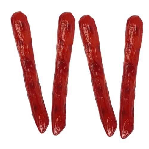 Toddmomy 4 Stück Simuliertes Wurstmodell Deko Gefälschte Pommes Frites Hot-Dog- Ealistische Hundegeration Künstlicher Hotdog Lebensmittelspielzeug Spielzeugküchenzubehör PVC Brown Toddmomy 4 Stück Simuliertes Wurstmodell Deko Gefälschte Pommes Frites Hot-Dog- Ealistische Hundegeration Künstlicher Hotdog Lebensmittelspielzeug Spielzeugküchenzubehör PVC Brown von Toddmomy