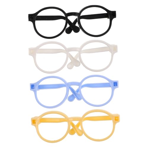 Toddmomy 4 Stück Spielzeugzubehör Puppe verkleiden Zubehör Brillenrequisiten für Puppe Zubehör für Babypuppen Brille für Puppe Puppenbrille Requisite Mini-Puppen-Brille Mini-Brille Plastik Toddmomy 4 Stück Spielzeugzubehör Puppe verkleiden Zubehör Brillenrequisiten für Puppe Zubehör für Babypuppen Brille für Puppe Puppenbrille Requisite Mini-Puppen-Brille Mini-Brille Plastik von Toddmomy
