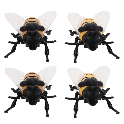 Toddmomy 4 Stück Springende Bienen-Aufziehspielzeuge, neuartiges Hüpfspielzeug zum Aufziehen für Kinder, Kleinkinder und Erwachsene, Halloween, Strumpffüller, Partygeschenke, Goody Bag-Füller von Toddmomy