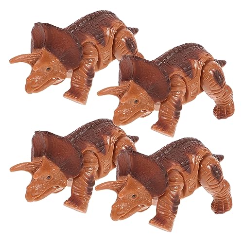 Toddmomy 4 Stück Teiliges Aufzieh Dinosaurier aus Robustem Abs Kleine Laufende Mechanik Pädagogisch als Halloween für Kleinkinder von Toddmomy