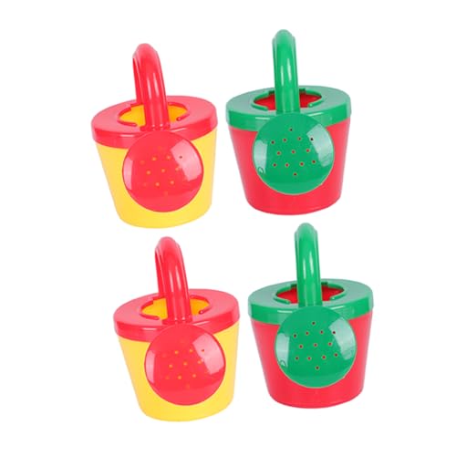 Toddmomy 4 Stück Teiliges Badespielzeug für Kleinkinder Mini Gießkannen aus Sicherem PP Wasserspritzfunktion für Badewanne und Sommer Outdoor Spielspaß Fördert Hand Auge Koordination von Toddmomy