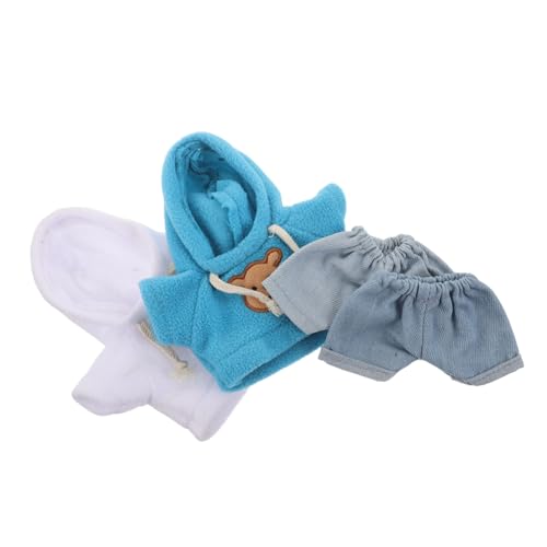 Toddmomy 4 Stück Teiliges Bär-Kleidungsset für Plüschtiere Weiche Baumwoll-Hoodies und Jeans DIY Outfit für Kuscheltier Süße Puppenkleidung für Neugeborene Toddmomy 4 Stück Teiliges Bär-Kleidungsset für Plüschtiere Weiche Baumwoll-Hoodies und Jeans DIY Outfit für Kuscheltier Süße Puppenkleidung für Neugeborene von Toddmomy