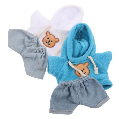 Toddmomy 4 Stück Teiliges Bärenkleidungs Baumwolle mit Hoodie und Jeans Passend für Plüschtiere Weiches und Robustes Kuscheltier-Outfit für Individuelle Bären Puppenkleidung Toddmomy 4 Stück Teiliges Bärenkleidungs Baumwolle mit Hoodie und Jeans Passend für Plüschtiere Weiches und Robustes Kuscheltier-Outfit für Individuelle Bären Puppenkleidung von Toddmomy