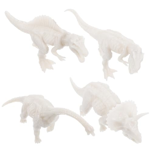 Toddmomy 4 Stück Teiliges Dinosaurier DIY Malset für Jahre Dinosaurier Modellspielzeug mit Detailreichen Figuren Tyrannosaurus Brachiosaurus Triceratops Pädagogisches Kreativspielzeug von Toddmomy