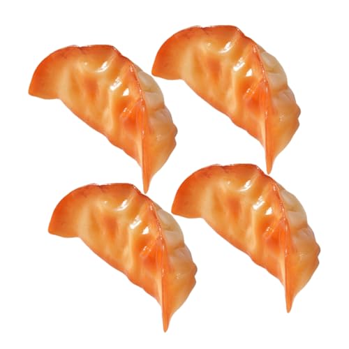 Toddmomy 4 Stück Teiliges Fake Dumpling Realistische Gefälschte Teigtaschen Küchen Deko Food Prop Miniatur Essensmodell für DIY Basteln und Fotorequisiten von Toddmomy