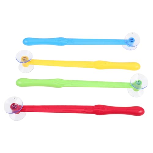 Toddmomy 4 Stück Teiliges Hammer mit Saugnapf Lernspielzeug Reaktionsfähigkeit und Hand Augen Koordination Sicheres Plastisches für Frühkindliche Bildung Verschiedenen Schwierigkeitsgraden von Toddmomy