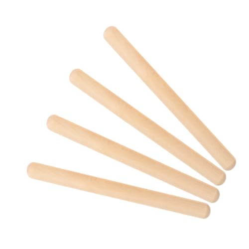 Toddmomy 4 Stück Teiliges Holz Rhythmus Stick für Stabile Langlebige Percussion Stäbe Musikalische Schlaginstrumente für Übungs Spielzwecke zu Geburtstag und Weihnachten Toddmomy 4 Stück Teiliges Holz Rhythmus Stick für Stabile Langlebige Percussion Stäbe Musikalische Schlaginstrumente für Übungs Spielzwecke zu Geburtstag und Weihnachten von Toddmomy