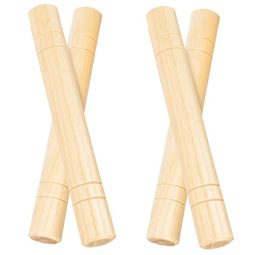 Toddmomy 4 Stück Teiliges Holz Rhythmusspielzeug für Frühe Musikalische Lernstäbe Sicher Verarbeitet Pädagogisches Percussion Instrument für Vorschule und Kindergarten Toddmomy 4 Stück Teiliges Holz Rhythmusspielzeug für Frühe Musikalische Lernstäbe Sicher Verarbeitet Pädagogisches Percussion Instrument für Vorschule und Kindergarten von Toddmomy