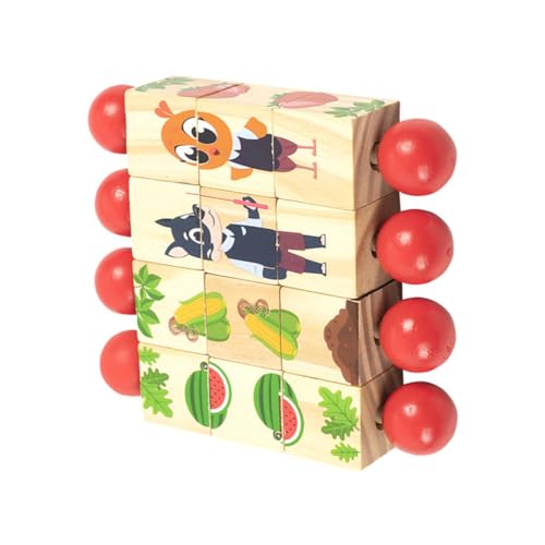 Toddmomy 4 Stück Teiliges Holz Rotationspuzzle für Pädagogisches Tiermotiv Puzzle aus Hochwertigem Material für Kreatives und Lernen für Zuhause und Schule Toddmomy 4 Stück Teiliges Holz Rotationspuzzle für Pädagogisches Tiermotiv Puzzle aus Hochwertigem Material für Kreatives und Lernen für Zuhause und Schule von Toddmomy