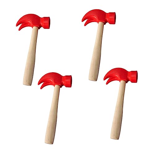 Toddmomy 4 Stück Teiliges Holzhammer Hammer Nachahmung Wartungswerkzeug Robust Natürliches Holz Mädchen Jungen Toddmomy 4 Stück Teiliges Holzhammer Hammer Nachahmung Wartungswerkzeug Robust Natürliches Holz Mädchen Jungen von Toddmomy