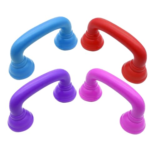 Toddmomy 4 Stück Teiliges Kindertelefonspielzeug Sprachtherapie und Lernspielzeug für Kleinkinder Himmelblau und Rot Fördert Kommunikation und Imaginative Spiele von Toddmomy
