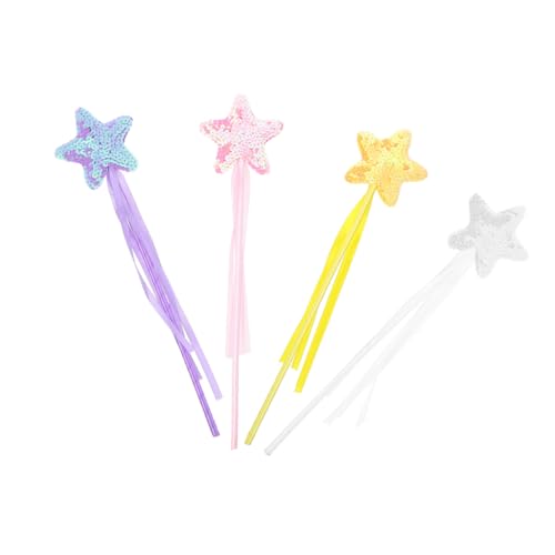 Toddmomy 4 Stück Teiliges Leuchtende Feenstäbe für Mädchen Vielseitiger Zauberstab mit Sternmotiv Leicht und Handlich für Kostüm Bühne Party und Cosplay Rosa Weiß Gelb Toddmomy 4 Stück Teiliges Leuchtende Feenstäbe für Mädchen Vielseitiger Zauberstab mit Sternmotiv Leicht und Handlich für Kostüm Bühne Party und Cosplay Rosa Weiß Gelb von Toddmomy