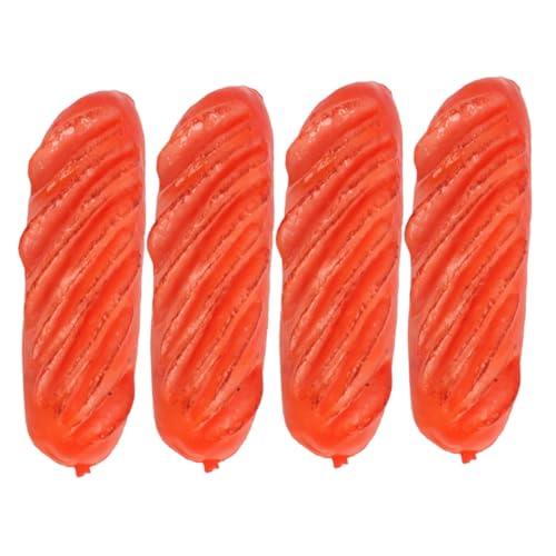 Toddmomy 4 Stück Teiliges Mini Hot Dog Modell aus Robustem PVC Realistische Gebratene Wurst Nachbildung Leicht und Kompakt als Partydekoration Fotorequisite und Lehrmittel für Food Themen Toddmomy 4 Stück Teiliges Mini Hot Dog Modell aus Robustem PVC Realistische Gebratene Wurst Nachbildung Leicht und Kompakt als Partydekoration Fotorequisite und Lehrmittel für Food Themen von Toddmomy