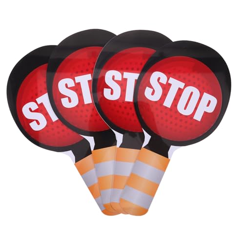 Toddmomy 4 Stück Teiliges Mini-verkehrsschilder für Doppelseitige Hand-stoppzeichen mit Rot-grün-Signal Handliche Verkehrssicherheits-spielzeugtafeln für Kindergarten Grundschulunterricht Toddmomy 4 Stück Teiliges Mini-verkehrsschilder für Doppelseitige Hand-stoppzeichen mit Rot-grün-Signal Handliche Verkehrssicherheits-spielzeugtafeln für Kindergarten Grundschulunterricht von Toddmomy