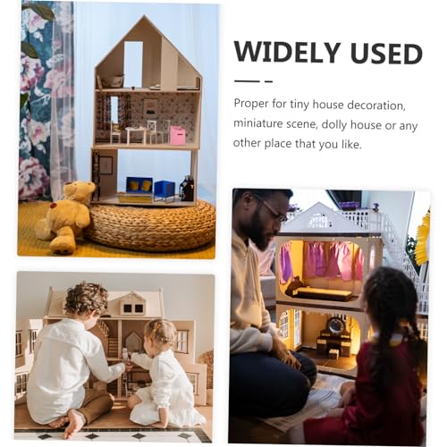 Toddmomy 4 Stück Teiliges Miniatur Eiscreme Modell aus Resin Realistische Puppenhaus Dekoration Lebensnahes Dessert für Mikro Szenen Farblich Sortiert für Puppenhaus Zufällige Farbe von Toddmomy