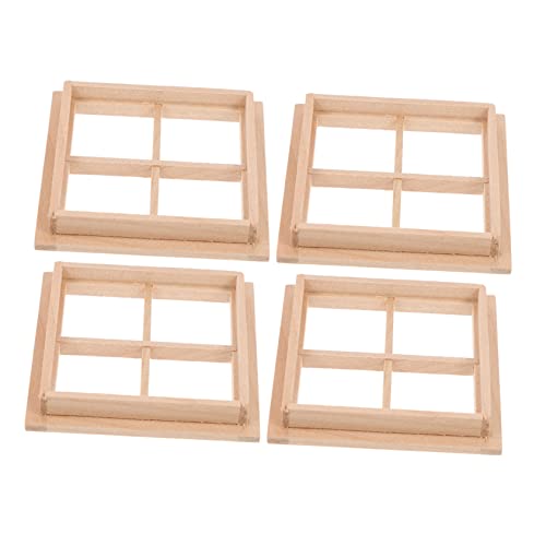 Toddmomy 4 Stück Teiliges Miniatur Holzfensterrahmen für Puppenhaus Langlebig und Dekorativ Geeignet für Puppenhauszubehör Miniaturlandschaft und Kreative Bastelprojekte Toddmomy 4 Stück Teiliges Miniatur Holzfensterrahmen für Puppenhaus Langlebig und Dekorativ Geeignet für Puppenhauszubehör Miniaturlandschaft und Kreative Bastelprojekte von Toddmomy