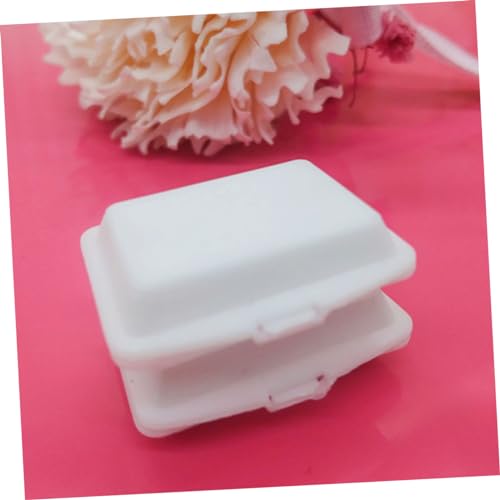 Toddmomy 4 Stück Teiliges Miniatur Lunchbox Modell Puppenhaus Zubehör Realistische Takeaway Boxen Dekoration für Puppenhaus Cafés Restaurants Mini Szene von Toddmomy
