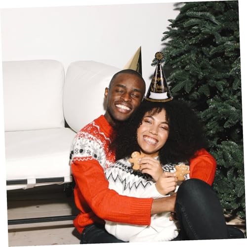 Toddmomy 4 Stück Teiliges Neujahrs Party Papierhüte Leichte Dekorative Kegelhüte für Silvester Veranstaltung Festliche Neujahrskronen als Foto Requisiten und Karneval Accessoires Toddmomy 4 Stück Teiliges Neujahrs Party Papierhüte Leichte Dekorative Kegelhüte für Silvester Veranstaltung Festliche Neujahrskronen als Foto Requisiten und Karneval Accessoires von Toddmomy