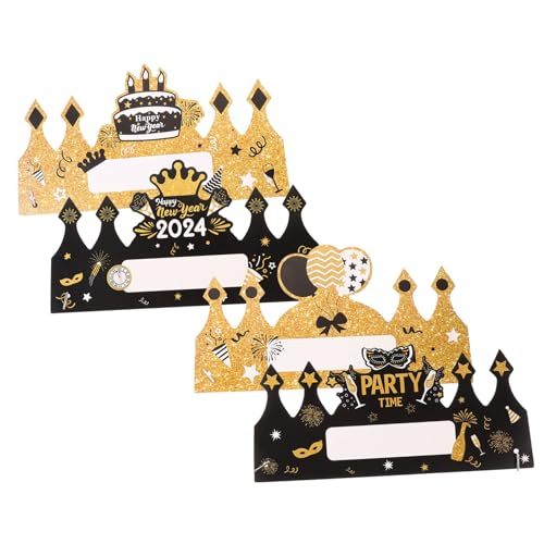 Toddmomy 4 Stück Teiliges Neujahrs-party Kronen Papierhüte Silvester Party Deko Accessoires für Jahreswechsel Veranstaltung und Fotorequisiten Toddmomy 4 Stück Teiliges Neujahrs-party Kronen Papierhüte Silvester Party Deko Accessoires für Jahreswechsel Veranstaltung und Fotorequisiten von Toddmomy