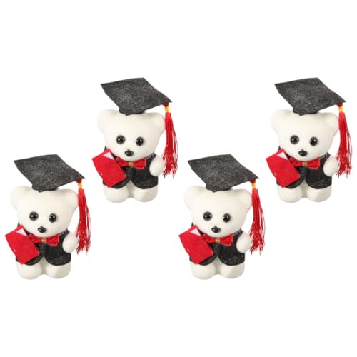 Toddmomy 4 Stück Teiliges Plüschbär zur Graduierung und Niedliche Geschenkidee für Abschlussfeiern Perfektes Dekorationszubehör für Zuhause oder Büro Toddmomy 4 Stück Teiliges Plüschbär zur Graduierung und Niedliche Geschenkidee für Abschlussfeiern Perfektes Dekorationszubehör für Zuhause oder Büro von Toddmomy