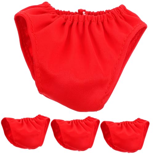 Toddmomy 4 Stück Teiliges Puppen Unterwäsche aus Stoff für Puppen Leichte Waschbare Höschen Verstellbar Zubehör für DIY Spiel und Puppenkleidung von Toddmomy