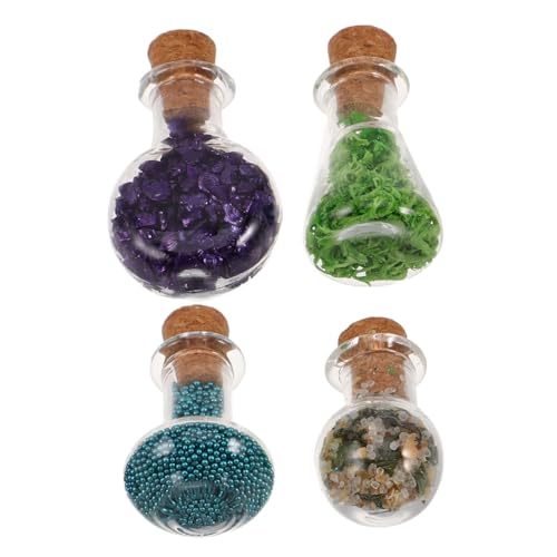 Toddmomy 4 Stück Teiliges Puppenhaus Miniatur Flaschen Realistische Deko Flaschen für Halloween DIY Miniaturküche und Puppenhaus Zubehör für Wohnkultur und Sammlerstücke von Toddmomy