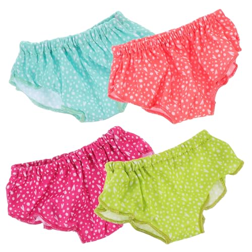 Toddmomy 4 Stück Teiliges Puppenunterwäsche für Puppen Leichte Farbenfrohe Puppenunterhosen für Rollenspiele und Kreative Aktivitäten Zubehör für Puppenliebhaber Toddmomy 4 Stück Teiliges Puppenunterwäsche für Puppen Leichte Farbenfrohe Puppenunterhosen für Rollenspiele und Kreative Aktivitäten Zubehör für Puppenliebhaber von Toddmomy