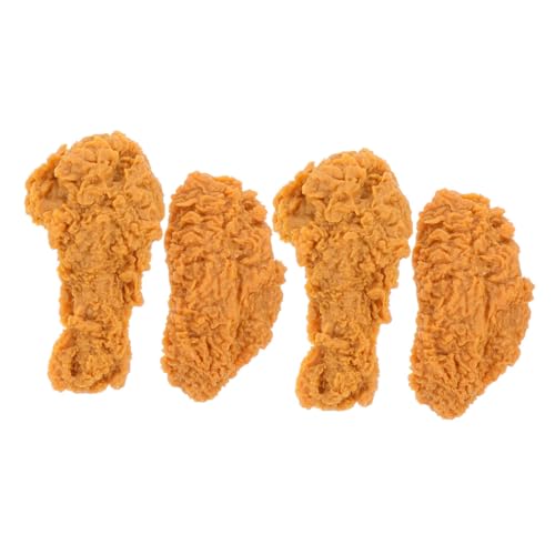 Toddmomy 4 Stück Teiliges Realistische Hähnchenmodelle aus PVC Verschleißfestes Fake Food Dekor mit Hähnchenkeulen und Hähnchenflügeln Lebensechte Küchen Wohnraumdeko Fotorequisite und Toddmomy 4 Stück Teiliges Realistische Hähnchenmodelle aus PVC Verschleißfestes Fake Food Dekor mit Hähnchenkeulen und Hähnchenflügeln Lebensechte Küchen Wohnraumdeko Fotorequisite und von Toddmomy