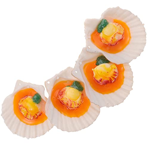 Toddmomy 4 Stück Teiliges Realistische Jakobsmuschel Modelle Detailgetreue Simulation Meeresfrüchte Langlebige Küchen Dekoration und Fotorequisite Vielseitig Ausstellungsobjekt Geeignet Toddmomy 4 Stück Teiliges Realistische Jakobsmuschel Modelle Detailgetreue Simulation Meeresfrüchte Langlebige Küchen Dekoration und Fotorequisite Vielseitig Ausstellungsobjekt Geeignet von Toddmomy