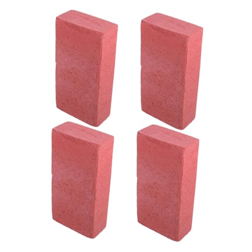 Toddmomy 4 Stück Teiliges Realistischer Schaumstoff Ziegelstein als Halloween Lustige Fake Brick Bausteine für Komödien und Bühnenaufführungen Leicht und Sicher von Toddmomy
